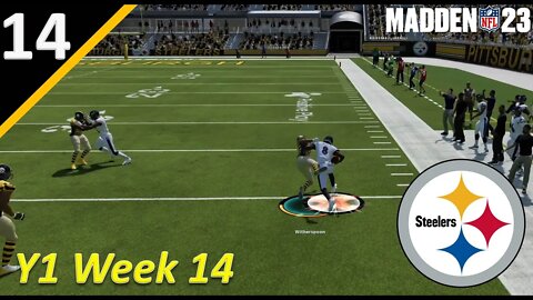 Lamar's No QB or WR...More like an RB l Madden 23 Pittsburgh Steelers Franchise Ep. 14