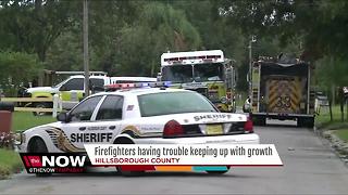 Firefighters having trouble keeping up with growth