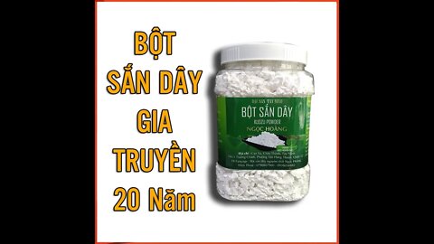 Bột sắn dây Châu Thành - Tây Ninh (1kg) Lọc theo phương pháp gia truyền của ngoại 20 năm.