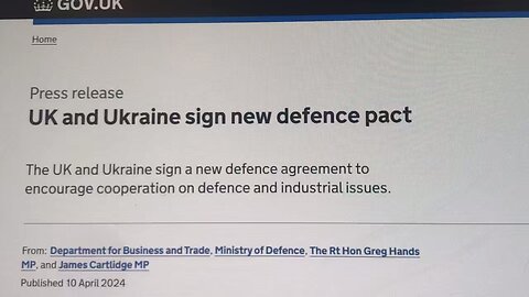 UK and Ukraine signed new defence pack