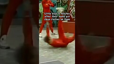 Little Boys After Mom Puts on Clean Clothes... #shorts #comedy #memes