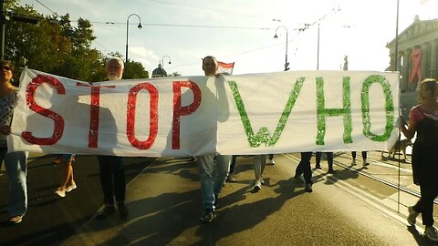 Bécsi tüntetés a WHO egyeduralma ellen