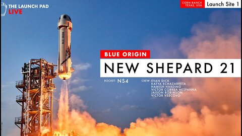 LAUNCHING NOW! Blue Origin New Shepard 21