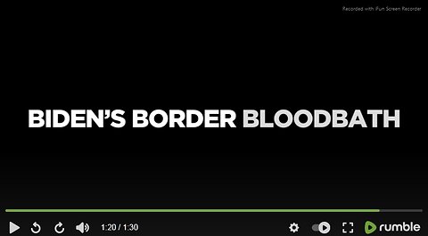 TRUMP AD - BIDENS BORDER BLOODBATH - AS GOV'T EMPLOYEES AND CITIZENS WATCH THE COMMUNIST OVERTHROW. 1 mins. 30 secs.