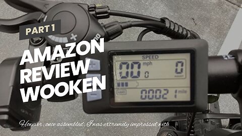 Amazon Review Wooken Electric Bike, 26'' Fat Tire Electric Bike 500W 21.6MPH,Folding Electric B...