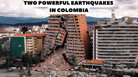 People on streets after strong quake rattles Colombian capital