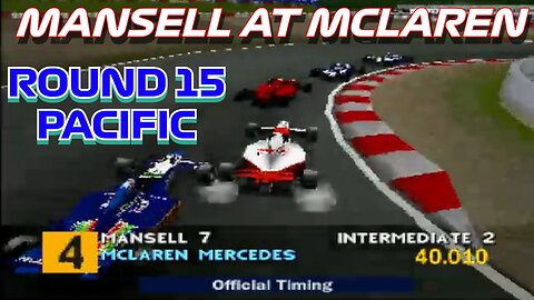 Mansell at McLaren | Round 15: Pacific Grand Prix | Formula 1 (PS1)