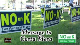 Message to Costa Mesa – Don’t be fooled about Measure K