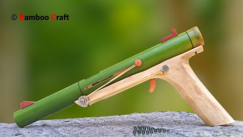How to make Interesting Bamboo Toy Pistol