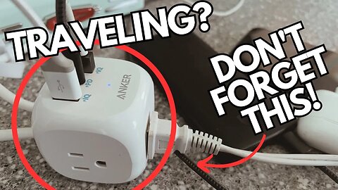 BEST power strip for TRAVEL! Another MUST Have Anker Product for Travelers