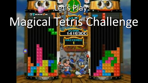 Let's Play: Magical Tetris Challenge Featuring Mickey Mouse on Nintendo 64 - THE BEST TETRIS GAME