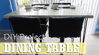 Easy Dining Table DIY Project