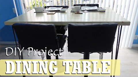 Easy Dining Table DIY Project