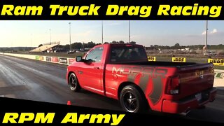 Quick Hemi Powered Ram Truck Passes Wednesday Night Drags 7/9/2020