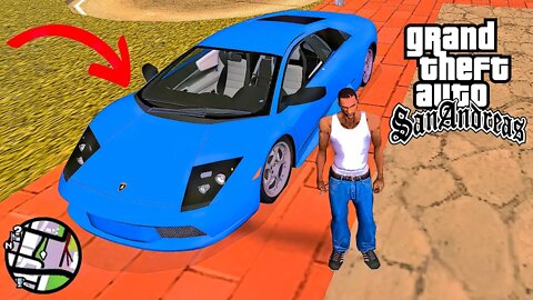 Secret Lamborghini Murciélago Super Car Location in GTA San Andreas (Cheat Code)