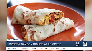 Owner of Le Crepe talks about his sweet and savory dishes