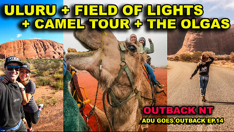 ULURU WATERFALLS | SUNRISE DESERT CAMEL TOUR | FIELD OF LIGHTS | EMTB AROUND AYERS ROCK | OLGAS