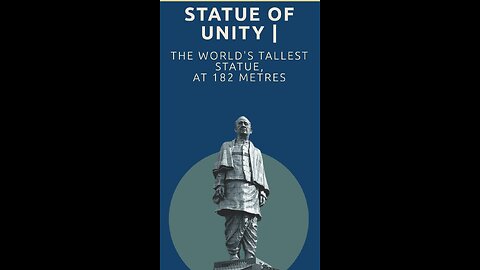 STATUE OF UNITY | THE WORLD'S TALLEST STATUE, AT 182 METRES