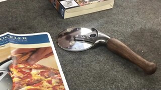 Wood Turning a Rockler Pizza Cutter Kit