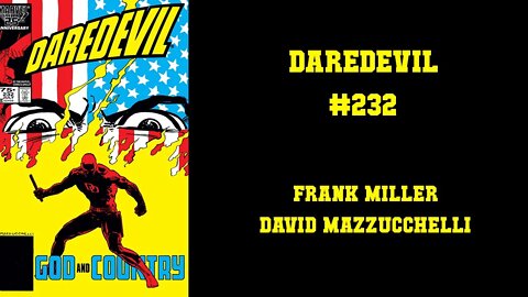 Daredevil #232 Frank Miller & David Mazzuchelli