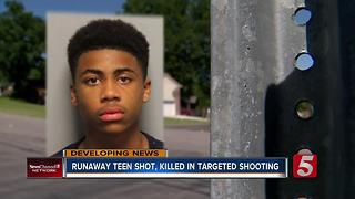 Runaway Teen Killed In Targeted Shooting