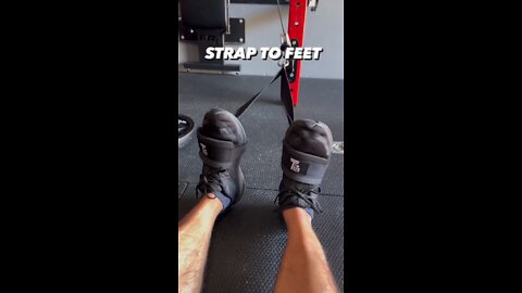 Reverse Squat Strap: Strengthen Hip Flexors & Lower Abs