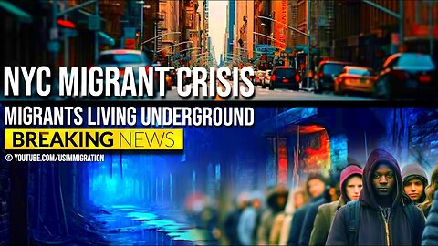 BREAKING: NYC MIGRANTS LIVING UNDERGROUND🚨 NYC MIGRANT CRISIS