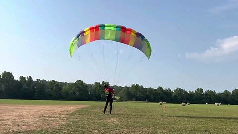 Kiting with the Apco Adama ground handling wing