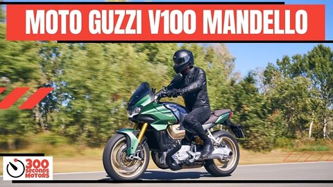 The MOTO GUZZI V100 MANDELLO the first bike in the world to offer adaptive aerodynamics