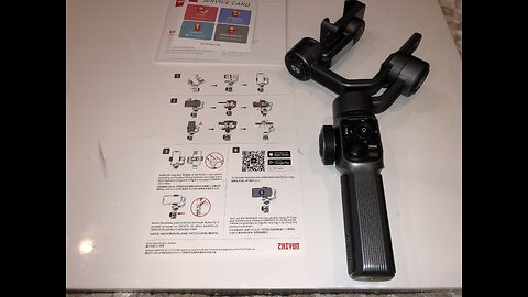Look At @Zhiyun UnBoxing Smooth 5S 3 Axis Gimbal Stabilizer Standard Smartphones tri-pod stand