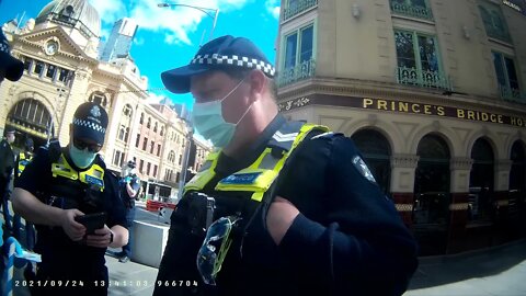 Flinders Street Station HUMINT Interception 1339hrs - 24/09/21