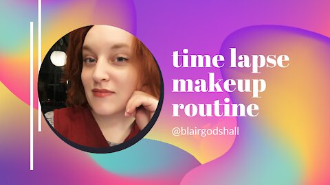 time lapse makeup look