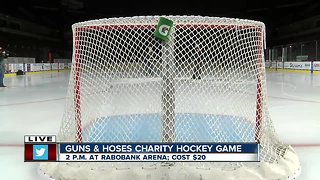 Preview of charity hockey game Saturday between local first responders