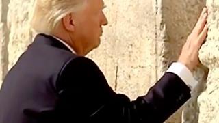 Trump Becomes First President To Visit Western Wall