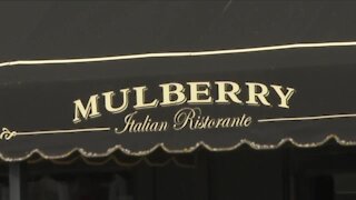 Mulberry Italian Ristorante, one of the area's favorite eateries, is open again