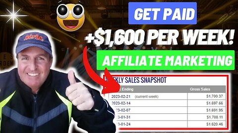Get Paid +$1,600 Every Week With AFFILIATE MARKETING (Make Money Online 2023)