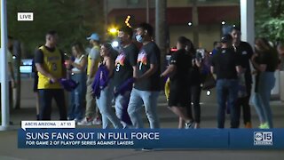 Suns fans out in full force for Game 2 against Lakers