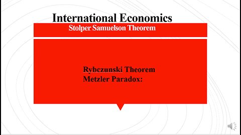 Stolper–Samuelson theorem