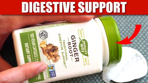Unboxing Nature's Way Ginger Root 550 mg 100 Vegan Capsules