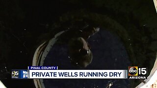 Private wells running dry in Pinal County