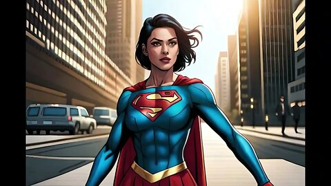 Sasha Calle in Supergirl but Style Comics Books