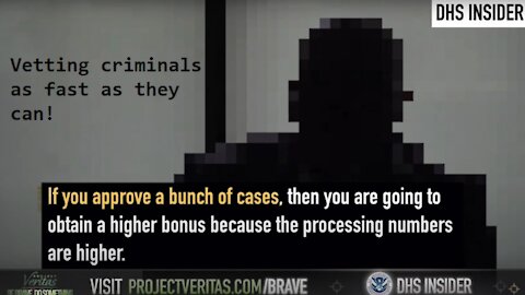 DHS Whistleblower says bonuses for vetting more cases!
