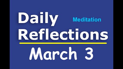 Daily Reflections Meditation Book – March 3 – Alcoholics Anonymous - Read Along – Sober Recovery