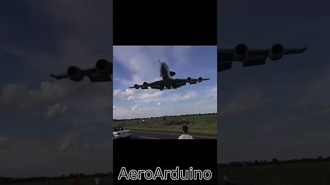 Saw Large Reconnaissance Aircraft Landing Over My Head #Aviation #AeroArduino