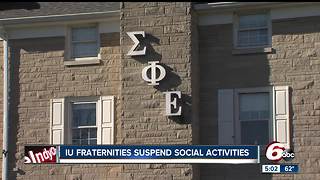 Fraternity social activities suspended until spring at Indiana University