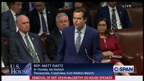 Matt Gaetz: Chaos Is Speaker McCarthy