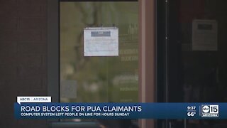 Road blocks for PUA claimants