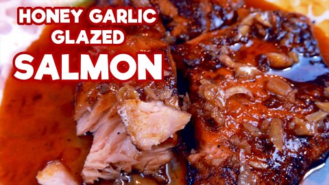 Honey Garlic Glazed Salmon - Easy Recipe