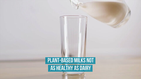 Plant-based milks not as healthy as dairy