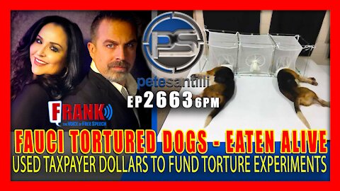 EP 2653-6PM DR. FAUCI USED TAX DOLLARS TO TORTURE DOGS; EATEN ALIVE BY PARASITE-INFECTED FLIES